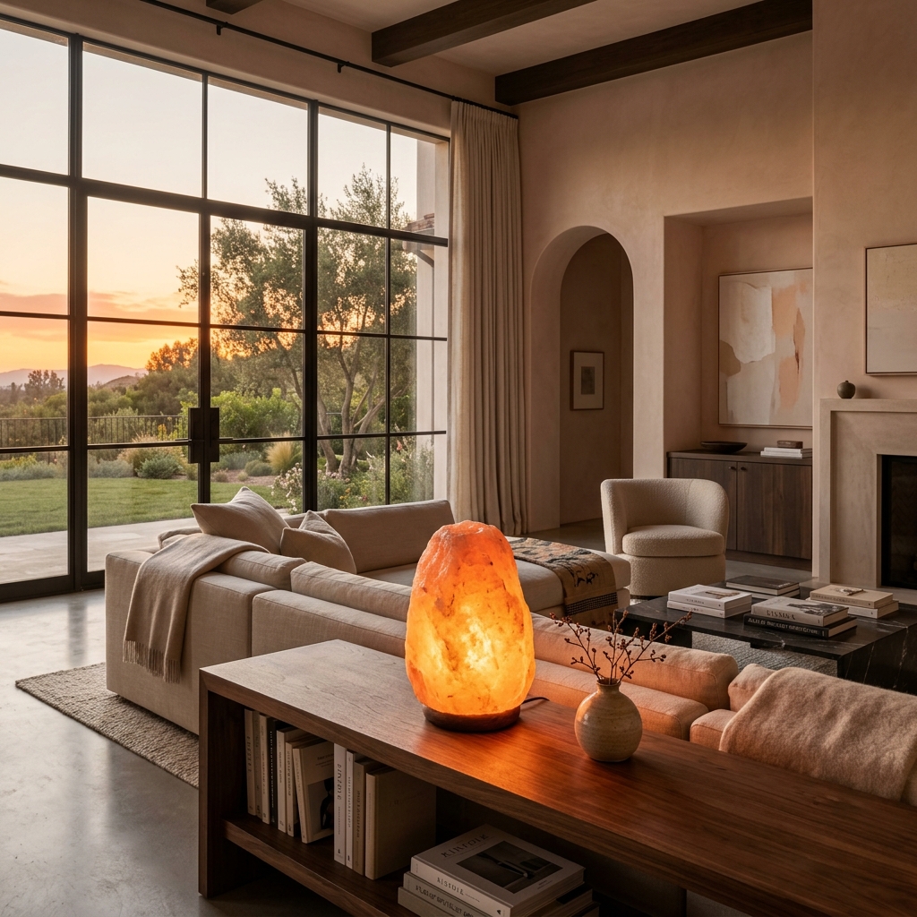 Luxury Himalayan Salt Lamp Interior